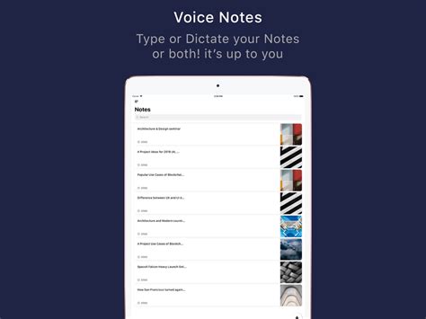 Voice Dictation for Notes - App voor iPhone, iPad en iPod touch - AppWereld