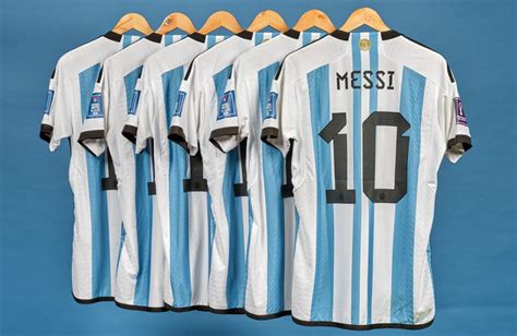 Subastaron Seis Camisetas Que Us Messi En El Mundial De Qatar En Casi