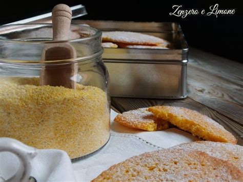 Biscotti Con Farina Di Mais Ricetta Senza Glutine Zenzero E Limone