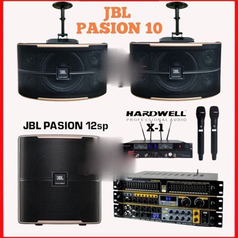 Jual Paket Karaoke JBL Pasion10 Sub JBL Pasion 12SP Mic Hardwell X1