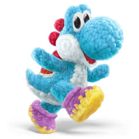 Yoshi's Woolly World + Light Blue Yarn Yoshi Amiibo [Nintendo Wii U ...