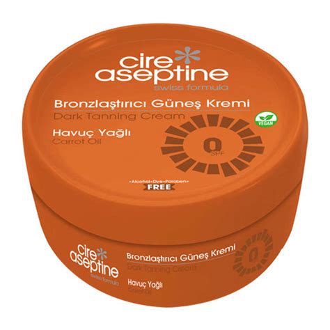 Cire Aseptine Bronzlaştırıcı Güneş Kremi Havuç 100 ml Güneş Yağları