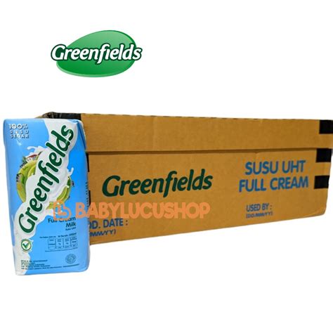 Jual Susu Greenfields Uht Ml X Pcs Pcs All Varian Full Cream