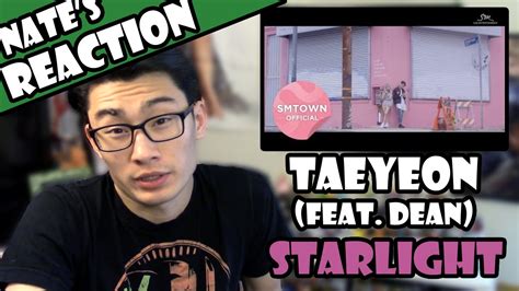 Taeyeon Starlight Feat Dean Mv Reaction Youtube