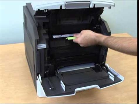 Como Retirar O Cartucho De Toner Da Impressora Lexmark Ms Dn Youtube