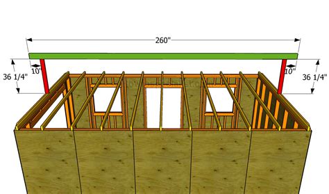 How to build a garage roof | HowToSpecialist - How to Build, Step by ...