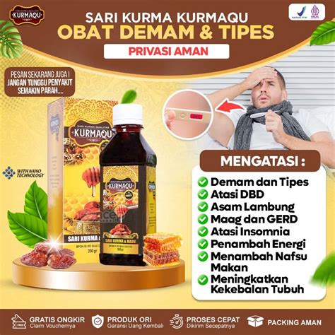 Jual Kurmaqu Obat Penurun Panas Demam Tinggi Demam Berdarah Tipes