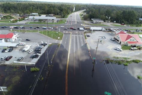 Neuse River Flooding Closes U.S. 70 at Kinston