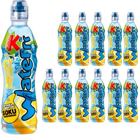 Kubuś Water Napój O Smaku Cytrynowym 500ml x12 Ceny i opinie Ceneo pl