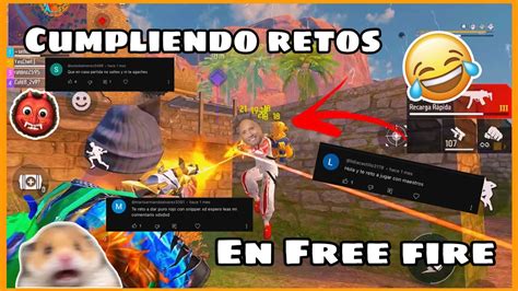 CUMPLIENDO RETOS DE LA RAZA EN FREE FIRE Botsito 13 YouTube