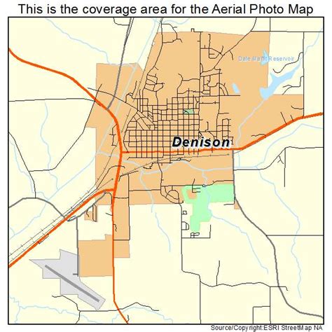 Aerial Photography Map of Denison, IA Iowa