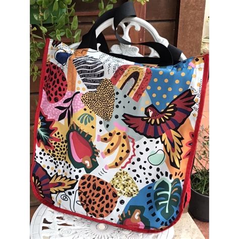 M Xi Bolsa Estilo Farm Ecobag Mix Po Shopee Brasil