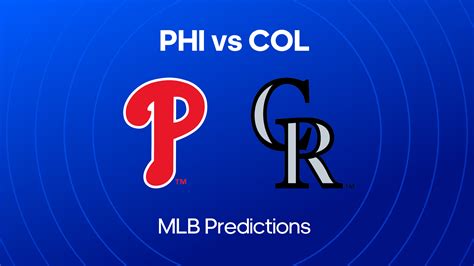 Phillies Vs Rockies Picks Best Bets Mlb Prediction Bettingodds