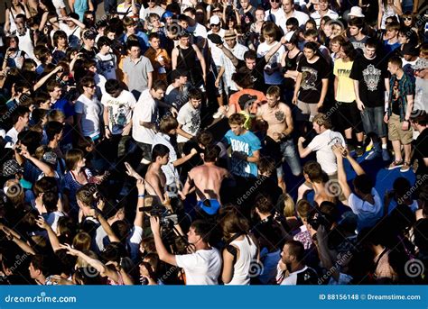 Crowd editorial stock photo. Image of festival, concert - 88156148