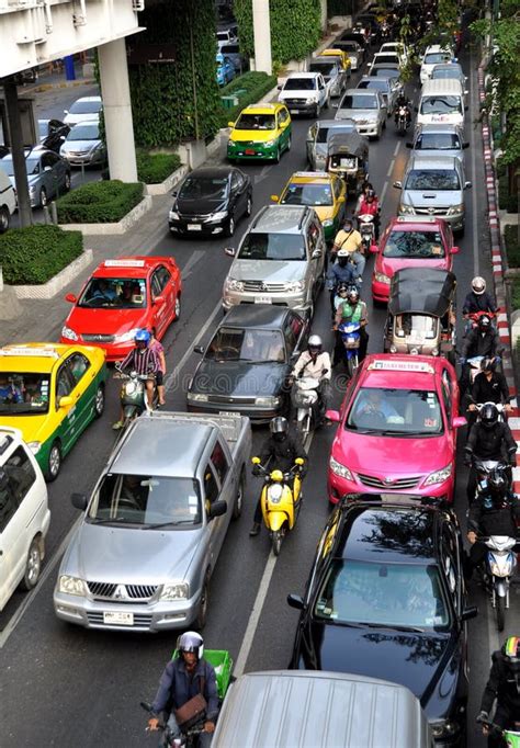 Bangkok Thailand Traffic Jam On Sukhamvit Road Editorial Stock Photo