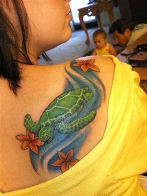 Great Examples Of Sea Turtle Tattoos With Meanings Turtle Tattoo