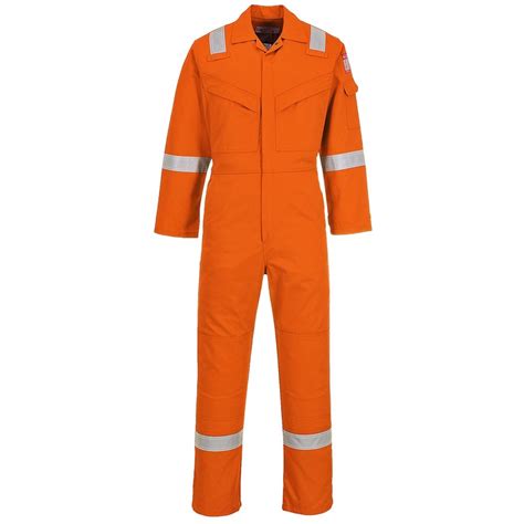 Portwest FR50 Bizflame Plus Anti Static Flame Retardant Coverall 350G