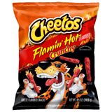 Calories In Cheese Flavored Snacks Flamin Hot Flavored Crunchy From Cheetos