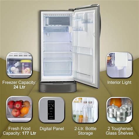 Lg L Star Inverter Direct Cool Single Door Refrigerator Gl