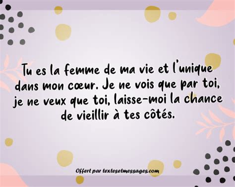 Tu Es La Femme De Ma Vie Messages Damour Romantique Pour Une Femme