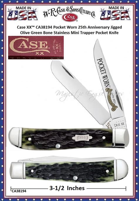 W R Case Son S Cutlery CA38194 Case XX Pocket Worn 25th Anniversary