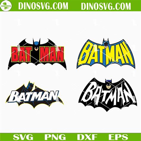 Batman Logo SVG Bundle, DC Superhero SVG Files For Cricut - DinoSvg