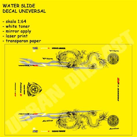 Hot Wheels Decal White Toner Kl Drift Livery Shopee Malaysia