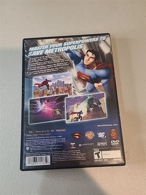 Superman Returns The Video Game Sony Playstation Ps