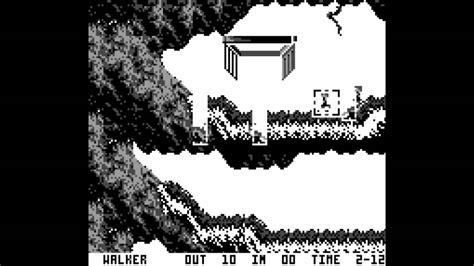 Lemmings Gameplay For The Game Boy Youtube