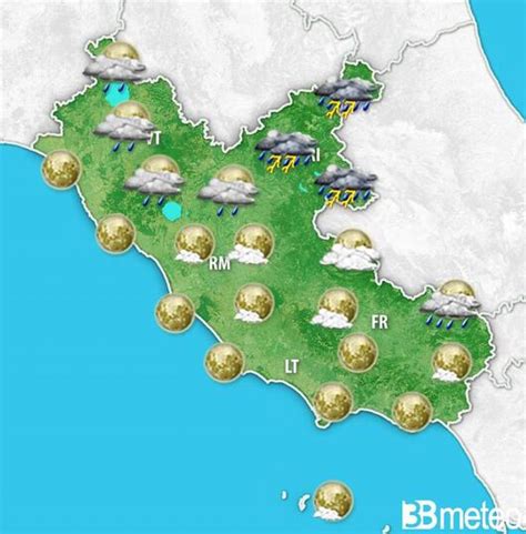 Meteo Lazio Break Temporalesco In Vista E Temperature In Calo 3B Meteo