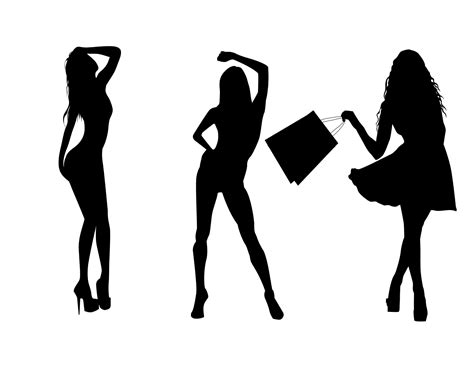 Woman Silhouette Svg Woman Svg Women Clip Art Sexy Girl Etsy