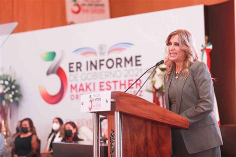 Maki Ortiz Rinde Su Ultimo Informe De Gobierno