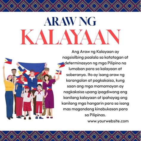 Araw Ng Kalayaan Template Postermywall