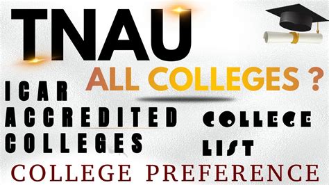 Tnau Admission 2022 Not All Colleges Comes Under Icar College Preference Tnau 2022 Youtube