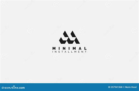 Logo Design Lineares Kreatives Monogramm Minimal Monogramm Symbol