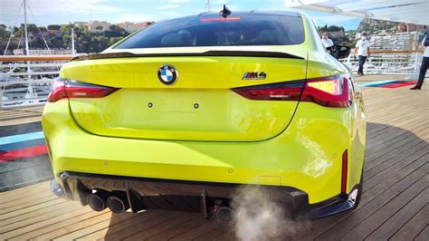 Novo BMW M4 Competition 2021 ouça a música do motor 3 0 twinturbo de 6