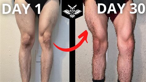 30 Day Leg Challenge Before And After