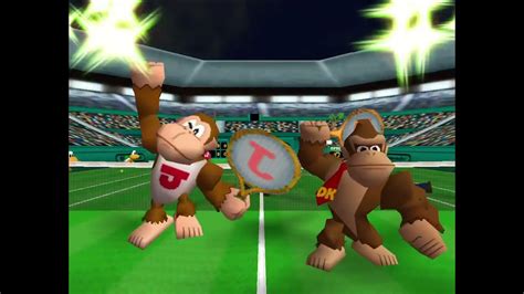 Mario Tennis 64 Doubles Planet Cup Donkey Kong Jr And Donkey Kong