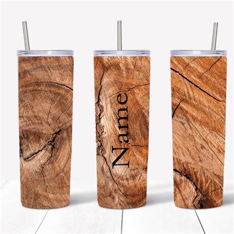 Wood Grain Tumbler Etsy