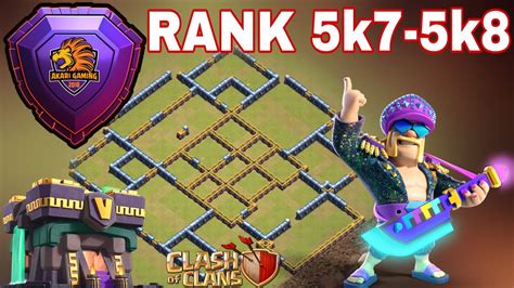 NEW BASE TH14 LEO RANK 5k7 5k8 HUYỀN THOẠI DỄ 1 SAO Tháng 8 2021