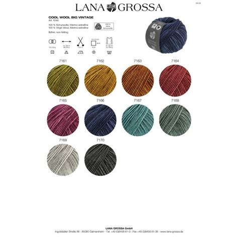 Lana Grossa Cool Wool Big Vintage Wolle Kreativ Onlineshop