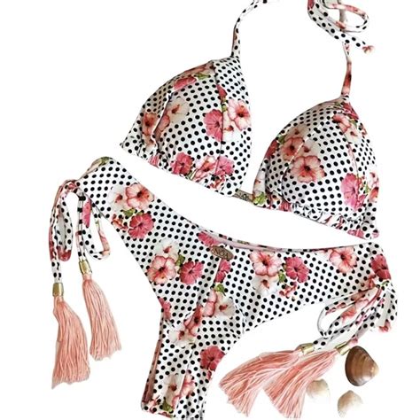 Ripley BIKINI YESSENIA REGULABLE SEXY PARA MUJER PUSH UP TALLA M