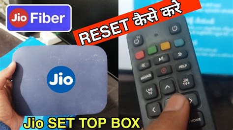 How To Reset Jio Fiber Set Top Box Jio Set Top Box Ko Reset Kaise