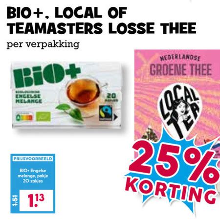 Teamasters Thee Folder Aanbieding Bij Boons Markt Details