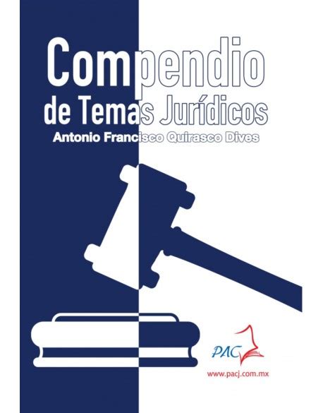 Compendio De Temas Jurídicos Librería Pacj