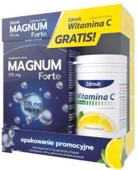 Zdrovit Magnum Forte Mg Kaps Witamina C Mg Tabl