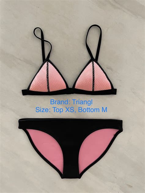 Triangl Neoprene Bikini Women S Fashion Swimwear Bikinis Swimsuits
