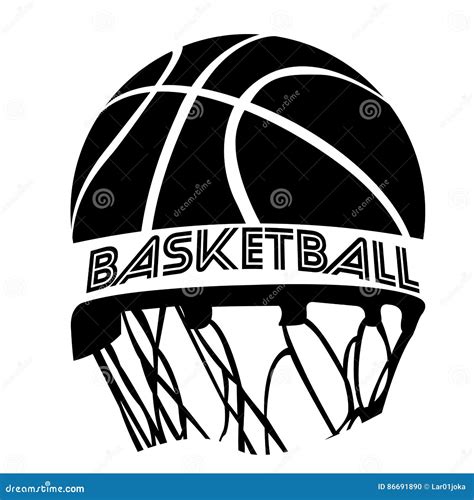 Isolated Basketball Emblem Stock Vector Illustration Of Equipment