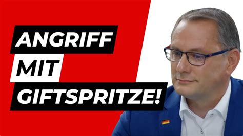 Eilmeldung Angriff Mit Tspritze Auf Afd Chef Tino Chrupalla Youtube