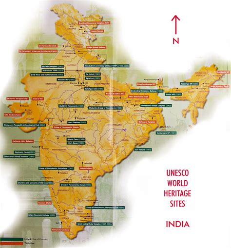 unesco world heritage site india map fawnia susanetta
